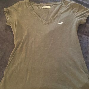 Green v neck